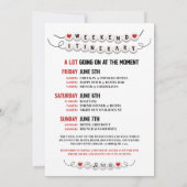 Invitation Itinéraire de l'ère Swiftie Bachelorette (Dos)