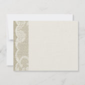 Invitation Itinéraire de plage vintage violet (Dos)