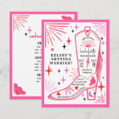 Invitation Itinéraire de week-end de Bachelorette de Cowgirl (Devant / Derrière)