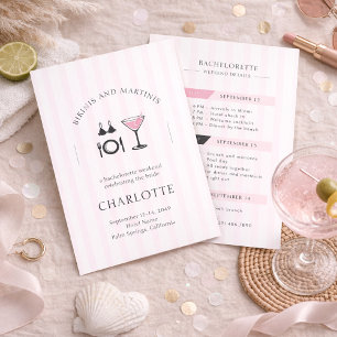 Invitation Itinéraire de week-end de jeune fille pour Bikinis