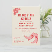 Invitation Itinéraire de week-end enterrement de vie de jeune (Debout devant)