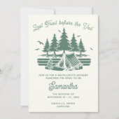 Invitation Itinéraire de weekend pour enterrement de vie de j (Devant)