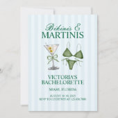 Invitation Itinéraire du Bikinis et Martinis (Devant)