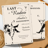 Invitation Itinéraire du dernier week-end de célibataire Rode