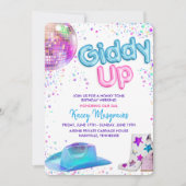 Invitation Itinéraire du week-end d'anniversaire de la fille  (Devant)