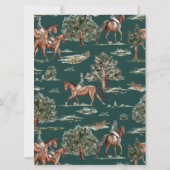 Invitation Itinéraire du week-end d'anniversaire | Équestre (Dos)