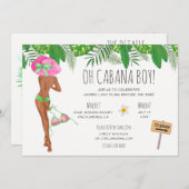 Invitation Itinéraire Du Week-End De Bachelorette  (Devant / Derrière)