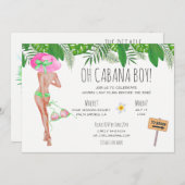 Invitation Itinéraire Du Week-End De Bachelorette  (Devant / Derrière)