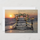 Invitation Itinéraire Du Week-End De Bachelorette (Devant)