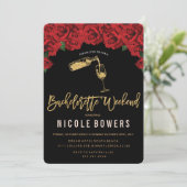 Invitation Itinéraire Du Week-End De Bachelorette (Debout devant)