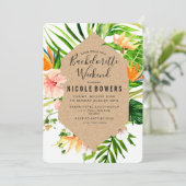 Invitation Itinéraire Du Week-End De Bachelorette (Debout devant)