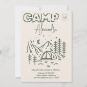 Invitation Itinéraire du week-end de bachelorette (Devant)