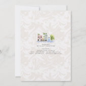 Invitation Itinéraire du week-end de bachelorette | Charlesto (Dos)