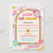 Invitation Itinéraire Du Week-End De Bachelorette Dazé Et Eng (Devant)