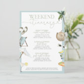 Invitation Itinéraire du week-end de bachelorette de Los Cabo (Debout devant)