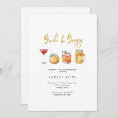 Invitation Itinéraire du week-end de Bachelorette de retour e (Devant / Derrière)