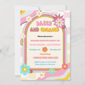 Invitation Itinéraire du week-end de bachelorette rasé et eng (Devant)