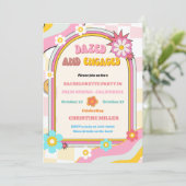 Invitation Itinéraire du week-end de bachelorette rasé et eng (Debout devant)