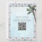 Invitation Itinéraire du week-end de bachelorette | Sayulita (Dos)