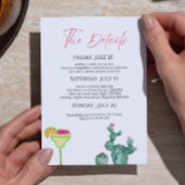 Invitation Itinéraire du week-end de fin d'année de la Fiesta