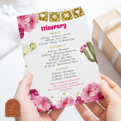 Invitation Itinéraire du week-end de fin de semaine de la fêt