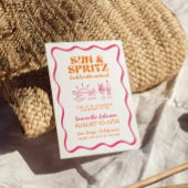 Invitation Itinéraire du week-end de la Bachelorette Sun et S