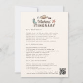 Invitation Itinéraire du week-end de la coiffure côtière (Devant)