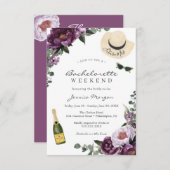 Invitation Itinéraire Du Week-End De La Fête De Ba (Devant / Derrière)