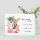 Invitation Itinéraire du week-end du Bachelorette (Debout devant)