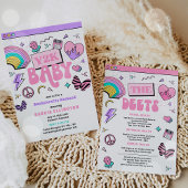 Invitation Itinéraire du week-end du Bachelorette des années