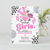 Invitation Itinéraire du week-end du rodéo de la Bachelorette (Debout devant)