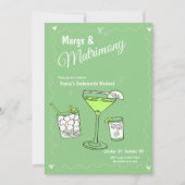 Invitation Itinéraire du week-end marg & mariage (Devant)