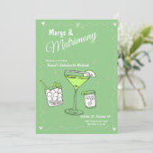 Invitation Itinéraire du week-end marg & mariage (Debout devant)