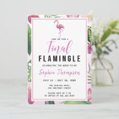 Invitation Itinéraire final du week-end de flamingle (Debout devant)