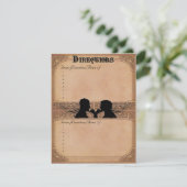 Invitation Itinéraire personnalisé pour la cérémonie d'engage (Debout devant)