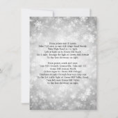 Invitation Itinéraire Silver Winter Wonderland (Devant)