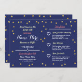 Invitation itinérant de la Fête des mariées de Par (Devant / Derrière)