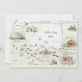 Invitation itinérante de la carte Mariage illustré (Dos)