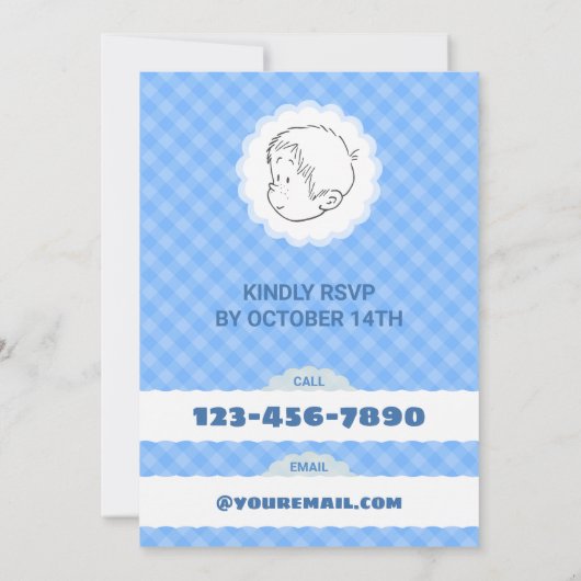 Invitation It's A Boy (Dos)