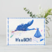 Invitation its a boy (Debout devant)