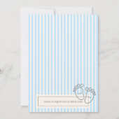 Invitation I'ts a Boy Baby Shower French theme (Dos)