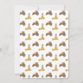 Invitation It's A Boy Framer Tractor Baby Shower  (Dos)