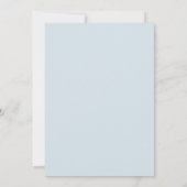 Invitation It's A Boy! Minimalism Pastel Blue Baby Shower (Dos)
