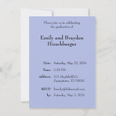 Invitation It's a Graduation Party - Black w/Photo (Dos)