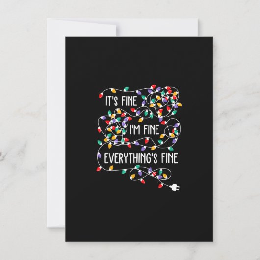 Invitation It's Fine I'm Fine Everything Is Fine Funny Christ (Devant)