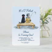 Invitation It's O'fishal Fishing Boy Birthday (Debout devant)