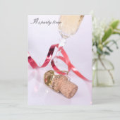 Invitation It's party time (Debout devant)