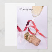 Invitation It's party time (Devant / Derrière)