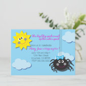 Invitation Itsy Bitsy Spider (Pas de Arrière - pla (Debout devant)