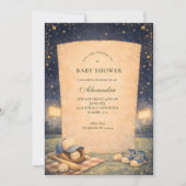 Invitation ittle Slugger Baseball Baby Shower (Devant)